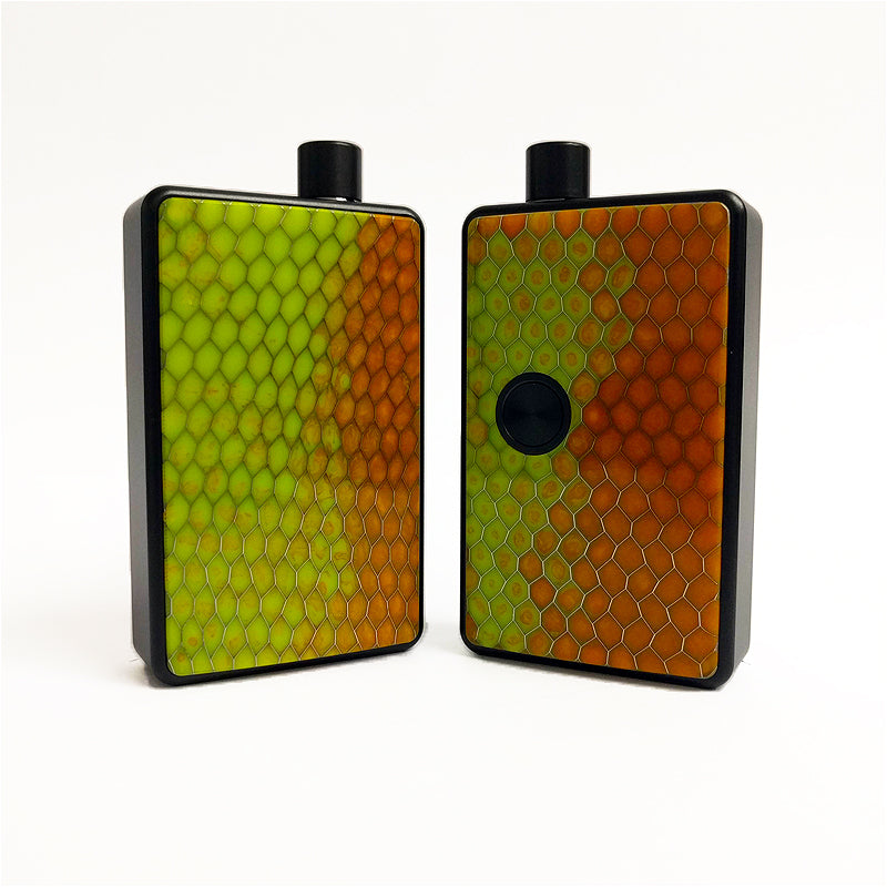 SXK - SXK Billet Box V4 Honeycomb Doors - Orange/Green
